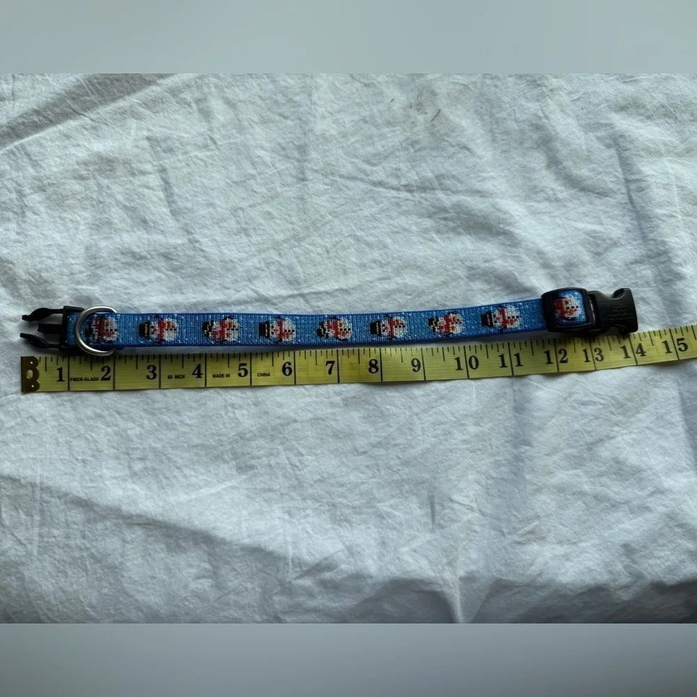 Lupine Pet Dog Collar Snowman‎ Microbatch Collar -  3/4 Inch width NWOT